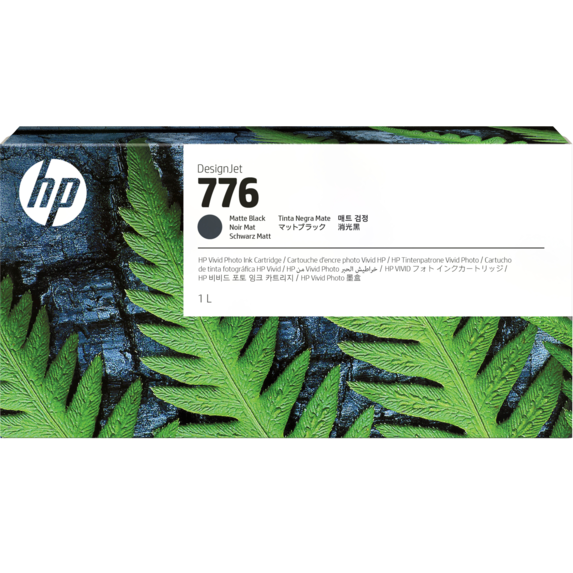 HP 776 1L Matte Black Ink Cartridge