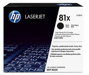 HP 81X Black High Yield Toner Cartridge