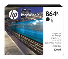 view HP 864B 500ml Black PageWide XL Ink Cartridge