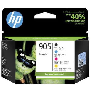 HP 905 Ink Cartridge Value Pack - Cyan, Magenta, Yellow, Black