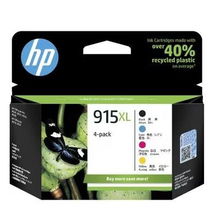 view HP 915XL Ink Cartridge Value Pack - Cyan, Yellow, Magenta, Black