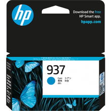 view HP 937 Cyan Ink Cartridge