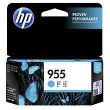 view HP 955 Cyan Ink Cartridge