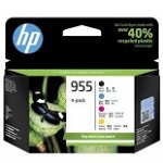 HP 955 Ink Cartridge Value Pack - Cyan, Yellow, Magenta, Black