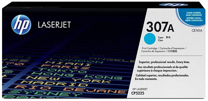 HP 307A Cyan Toner Cartridge