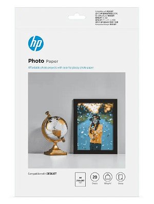 HP 9RR55A Advanced Glossy A4 180gsm Photo Paper - 20 sheets