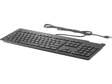 view HP Business Slim Smartcard USB Wired Keyboard - Black