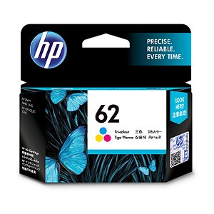 HP 62 Tri Colour Ink Cartridge