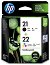HP 21 Black and 22 Tri-colour Ink Cartridge Combo Pack