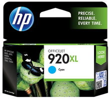 view HP 920XL Cyan High Yield Ink Cartridge