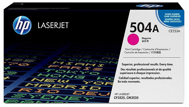 HP 504A Magenta Toner Cartridge