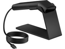 view HP Engage G2 2D USB Handheld Barcode Scanner with Stand - Black