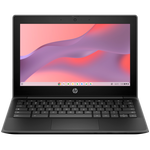 HP Fortis G10 Chromebook 11 Inch Intel N100 3.4GHz 4GB RAM 32GB eMMC Laptop with ChromeOS - Jet Black