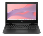 HP Fortis x360 G5 Chromebook 11 Inch Intel N100 3.4GHz 4GB RAM 32GB eMMC Touchscreen Laptop with ChromeOS - Jet Black