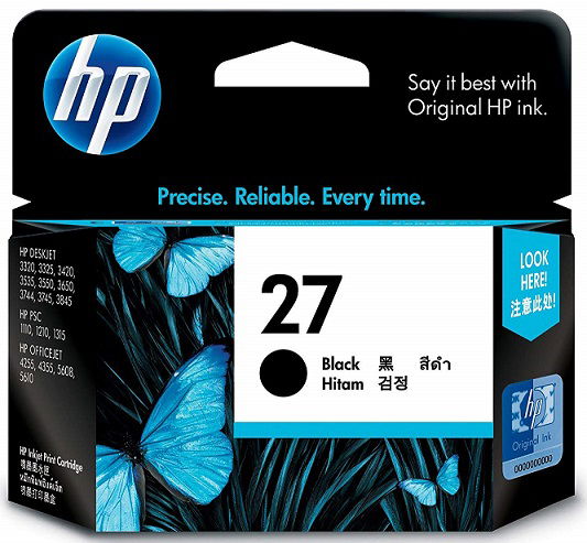 HP 27 Black Ink Cartridge