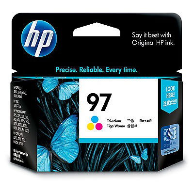 HP 97 Tri-Colour Ink Cartridge