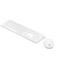 HP Pavilion 800 Wireless Slim Keyboard and Mouse - Swiss White