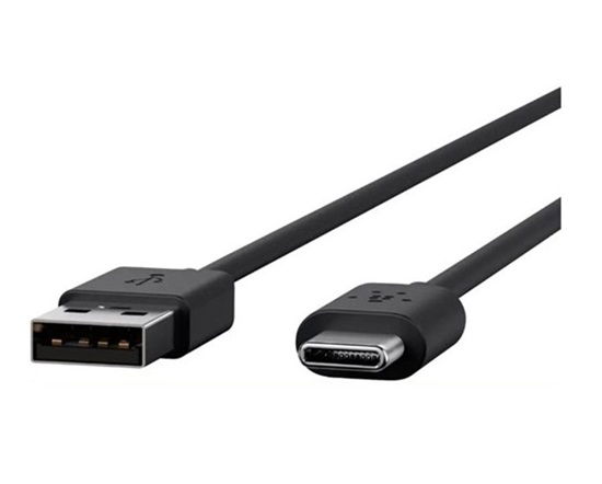 HP Poly 5M USB-A to USB-C Cable - Black