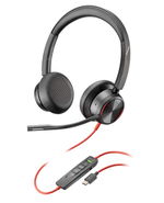 HP Poly Blackwire 8225 UC USB-C On Ear Wired Stereo Headset