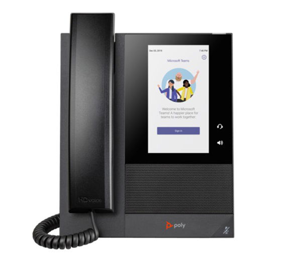 HP Poly CCX 400 Business Media Phone with Touchscreen and PoE-enabled - Microsoft Teams Certified