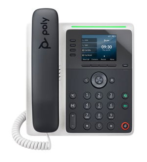 HP Poly Edge E220 IP Phone and PoE-enabled