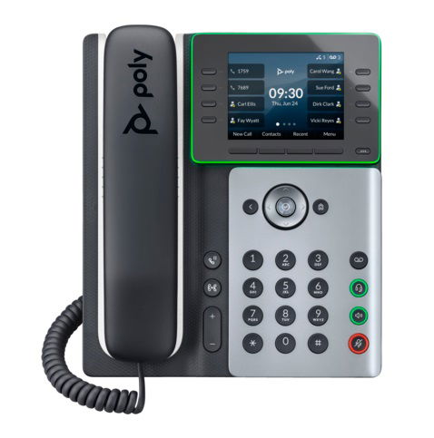 HP Poly Edge E300 IP Phone And PoE-enabled