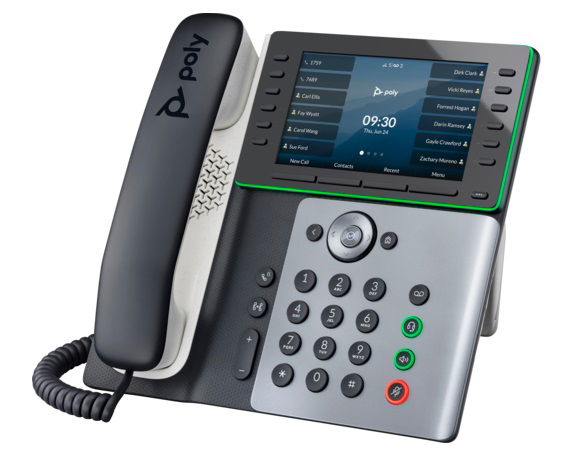 HP Poly Edge E500 IP Phone And PoE-enabled