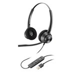 HP Poly EncorePro 310 UC USB-A On Ear Wired Stereo Headset TAA with Noise Cancelling