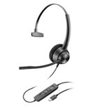 HP Poly EncorePro 310 UC USB-C On Ear Wired Mono Headset TAA with Noise Cancelling