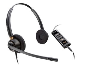 HP Poly EncorePro 525 UC USB-A/C On Ear Wired Stereo Headset - Microsoft Teams Certified
