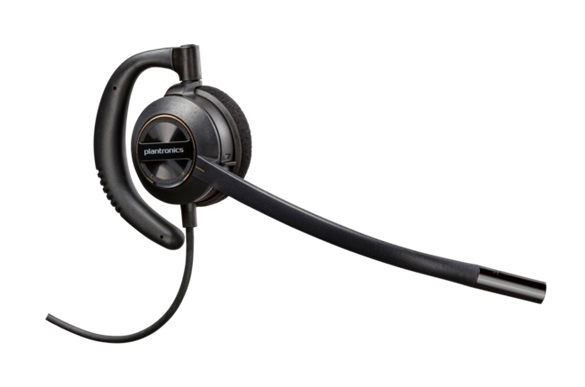HP Poly EncorePro 530D Quick Disconnect In Ear Wired Mono Headset TAA