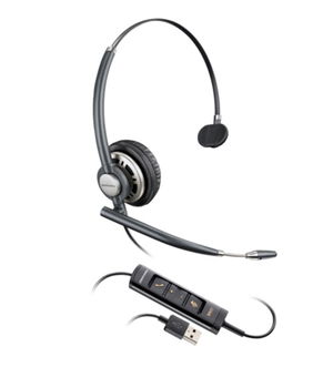 HP Poly EncorePro 715 USB-A On Ear Wired Mono Headset TAA