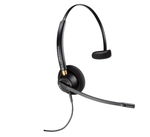 HP Poly EncorePro 510D UC Quick-Disconnect On-Ear Wired Mono Headset TAA - Skype for Business Certified