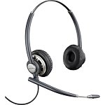 HP Poly EncorePro 720 USB On-Ear Wired Stereo Headset with Quick Disconnect, Noise Cancelling - Black