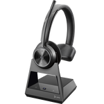 HP Poly Savi 7310-M Office DECT On Ear Wireless Mono Headset with Noise Cancelling and Base Station - Certified for Microsoft Teams