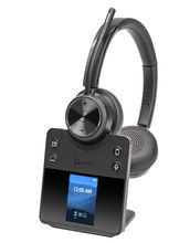 view HP Poly Savi 7420 Office DECT Bluetooth On Ear Wireless Stereo Headset with Noise Cancellation