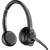 HP Poly Savi 8220 Office DECT Over The Head Wireless Stereo Headset with Noise Cancelling and Charging Stand