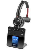 HP Poly Savi 8410 Office DECT Bluetooth On Ear Wireless Mono Headset with Noise Cancellation - Microsoft Teams Certified