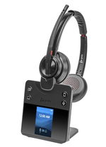 HP Poly Savi 8420 Office DECT Bluetooth On Ear Wireless Stereo Headset with Noise Cancellation