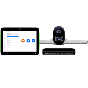 HP Poly Studio Large Room Bundle for Zoom Rooms - Studio E70 Smart Camera and HP PC with TC10