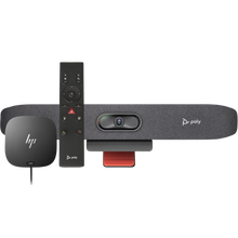 view HP Poly Studio R30 USB Video Bar and BT Remote with HP USB-C Dock G5