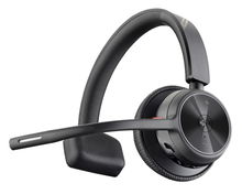 view HP Poly Voyager 4310 UC USB-C On Ear Wireless Mono Headset with BT700 Dongle & Charging Stand - Microsoft Teams Certified