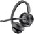 HP Poly Voyager 4320-M Bluetooth Overhead Wireless Stereo Headset with USB-C BT700 Dongle, Charging Stand - Black, Certified for MS Teams