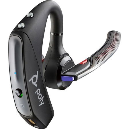 HP Poly Voyager 5200-M Bluetooth USB-A In-Ear Wireless Mono Headset with Noise Cancelling
