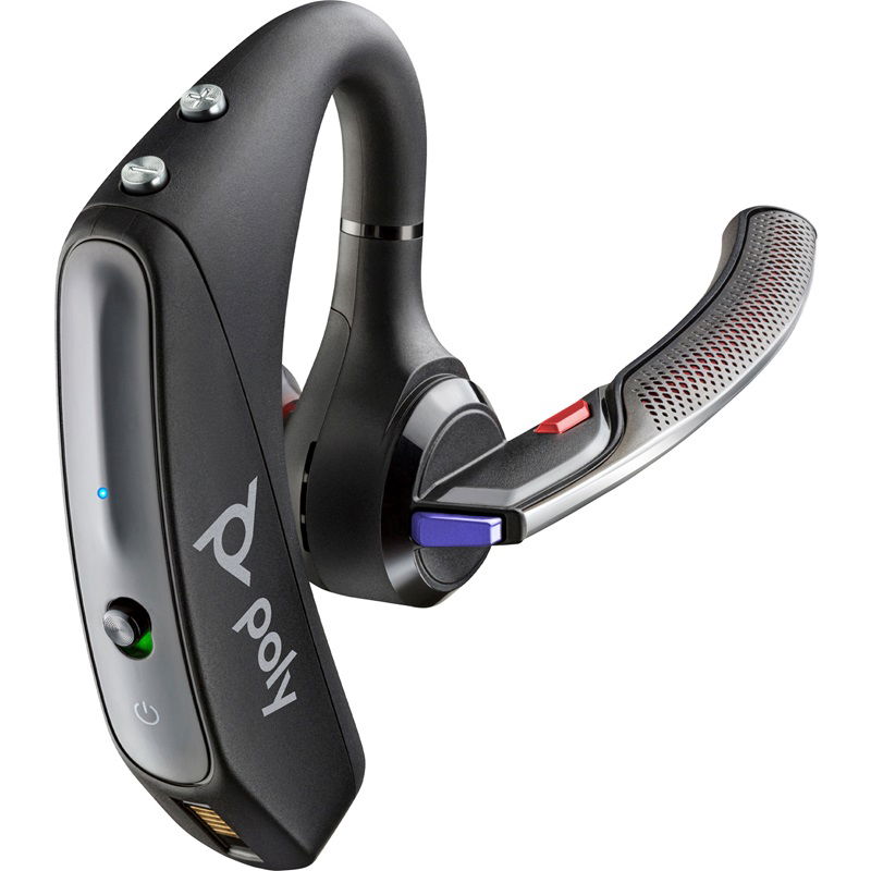 HP Poly Voyager 5200-M Bluetooth USB-A In-Ear Wireless Mono Headset with Noise Cancelling