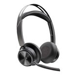 HP Poly Voyager Focus 2 USB-C On Ear Wireless Stereo Headset with USB-C/A Adapter - Microsoft Teams Certified