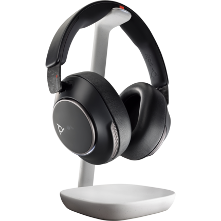 HP Poly Voyager Surround 85 UC Bluetooth Over The Head Wireless Stereo Headset with Noise Cancelling and Charging Stand - Certified for MS Teams