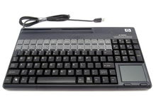 view HP POS Keyboard with Magnetic Stripe Reader (MSR)