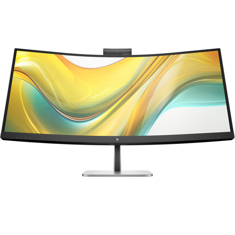 HP Series 5 Pro 34 Inch 3440 x 1440 5ms 100Hz VA Conferencing Monitor with Speakers, Webcam & USB Hub - HDMI, DisplayPort, USB-C