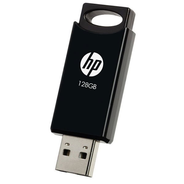 HP V212W 128GB USB2.0 Flash Drive - Black